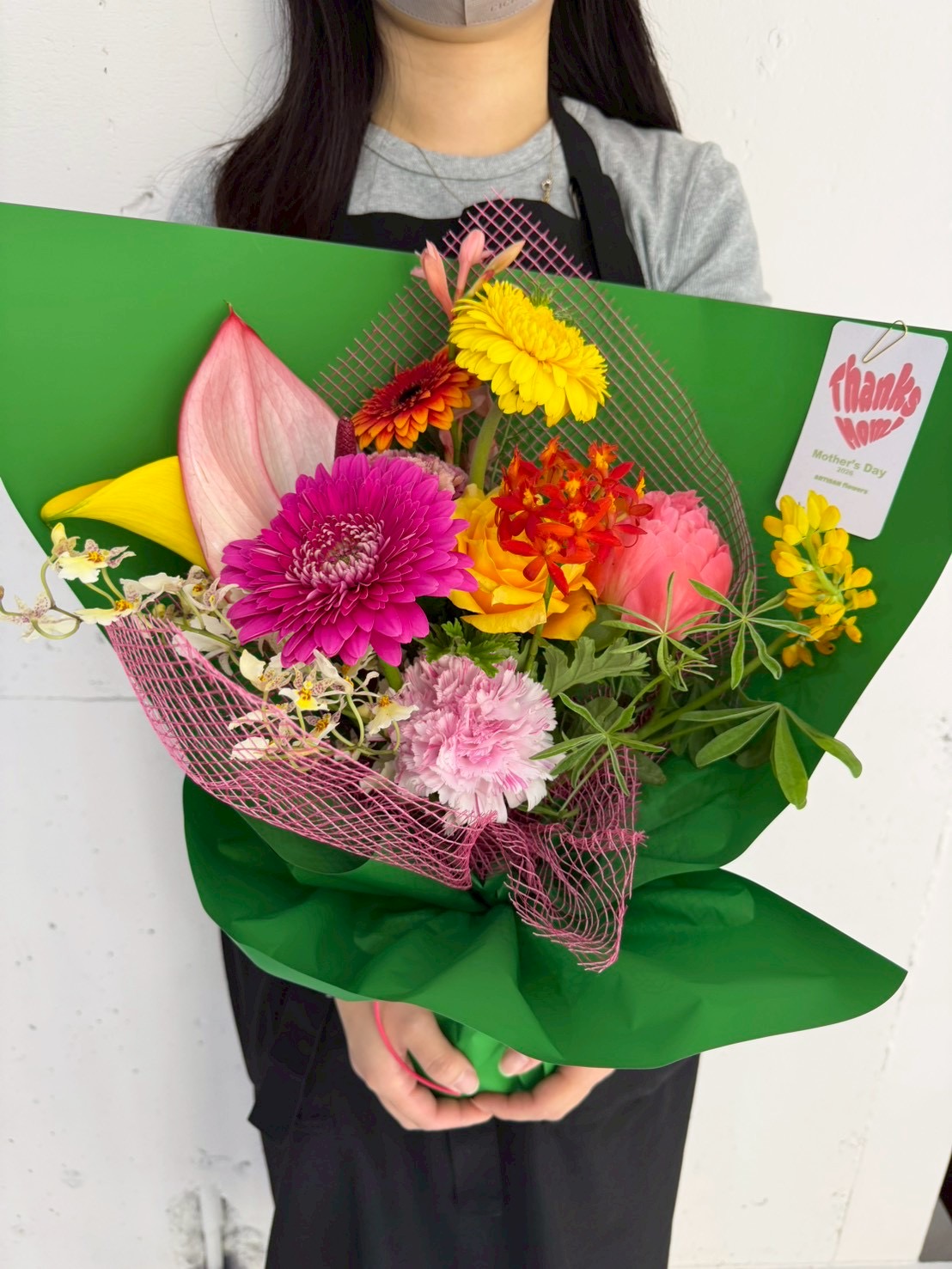 【Mother's Day 2026】 bouquet  warm pop Mの商品写真